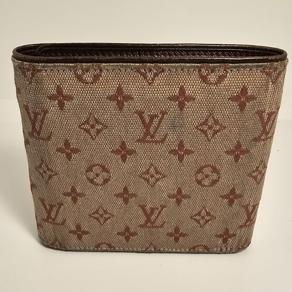 LV Cherry Mini Lin Wallet Bifold with Coin Pouch - Unisex - Picture 9 of 9
